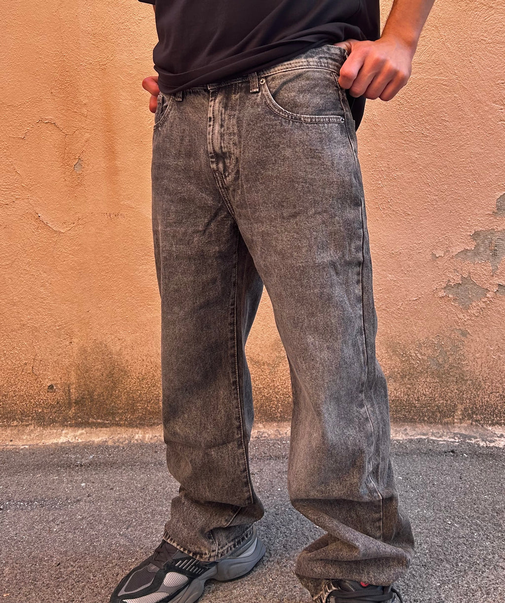 Jeans baggy nero
