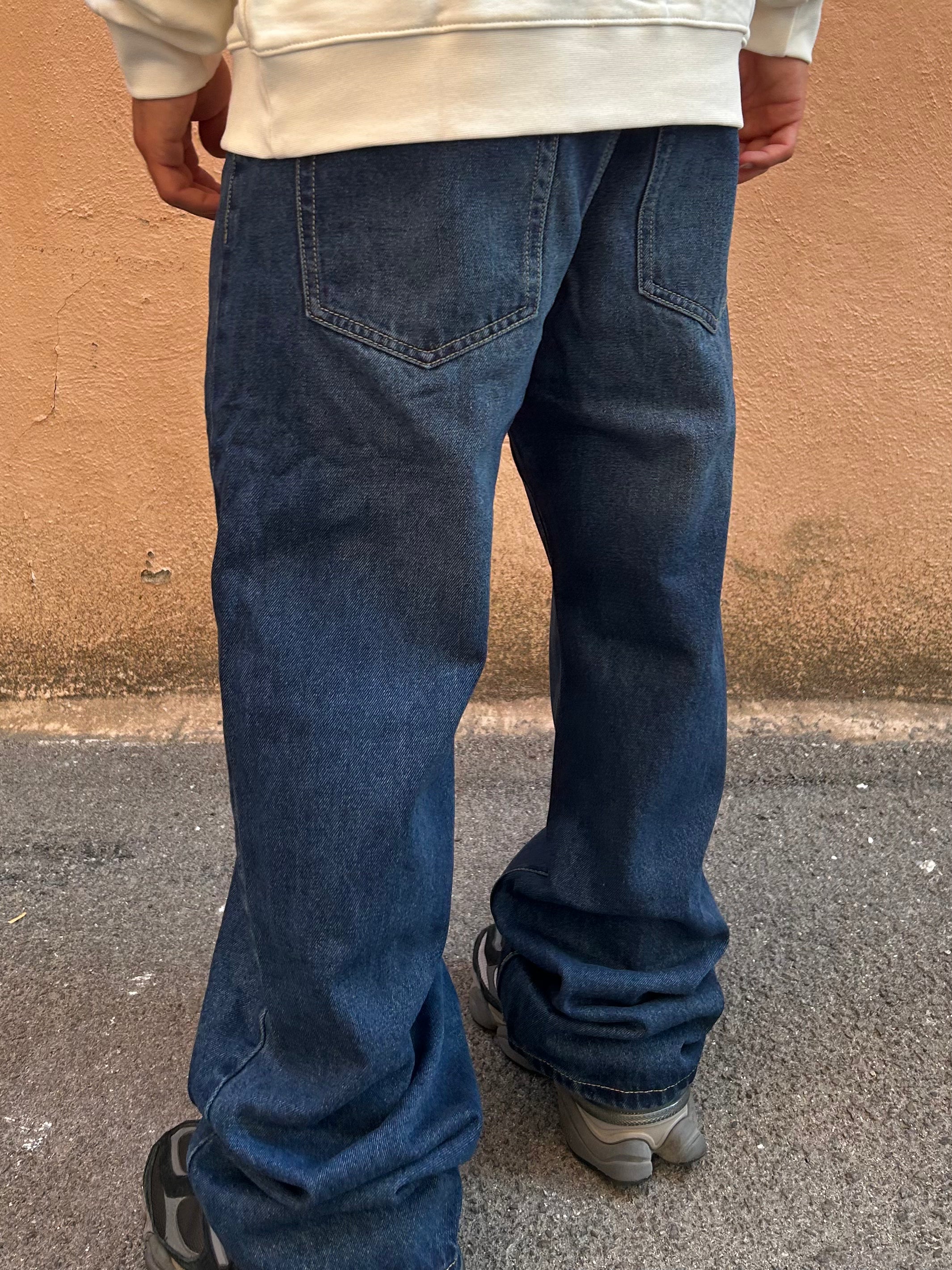 Jeans baggy scuro